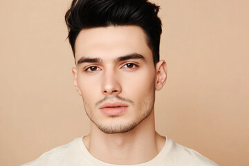 Naklejka premium Handsome Young Man Portrait