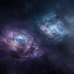 Fototapeta premium Colorful Nebulae In Deep Space