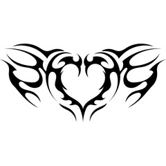 Ornamental gothic sigil patterns with neo tribal lines and cyber aesthetic details