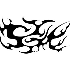 Ornamental gothic sigil patterns with neo tribal lines and cyber aesthetic details