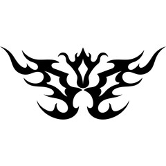Ornamental gothic sigil patterns with neo tribal lines and cyber aesthetic details