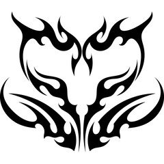 Ornamental gothic sigil patterns with neo tribal lines and cyber aesthetic details