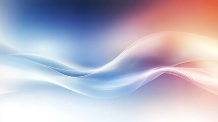 Flowing Light Colors in an Abstract Composition