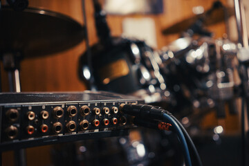 Music equipment in the home studio
