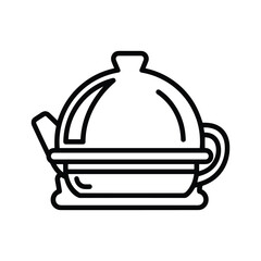 Teapot or Kettle Line Icon