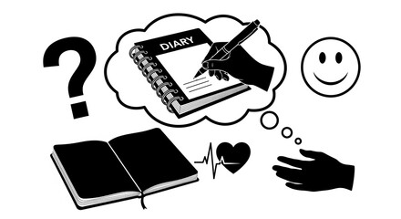 Reflect on your journal journey and find happiness in writing your diary with a creative journaling exercise, a daily gratitude practice, and mindfulness meditation