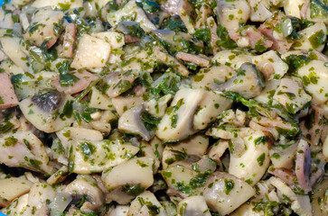 Sautierte Champignon