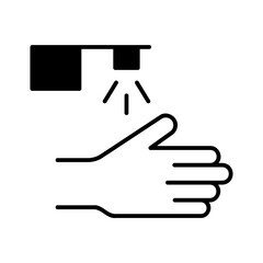 Child washing hands