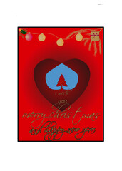 Christmas greeting card
