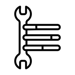 Machine Status Icon - Black Outline