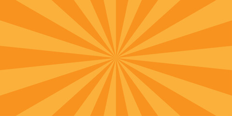 Vector sunray stripe background. Light sunburst glowing background. Sunburst pattern summer social banner. vector illustration pattern beam rays. Spiral radial striped backdrop design.	