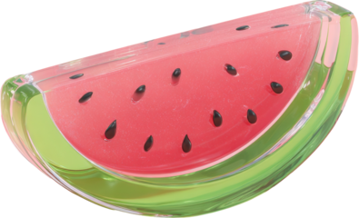 Luscious watermelon slice with a refreshing, juicy look, perfect for vibrant summer themes and healthy lifestyle designs, ideal for food blogs or product ads