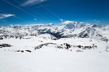Panoramic View The Caucasus Mountains