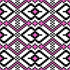 Abstract ethnic geometric pattern design for background or Wallpaper.