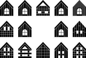 Fototapeta premium House icons set