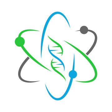 DNA icon logo design