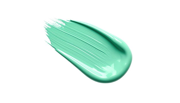 Aqua paint smear, textured and bright
