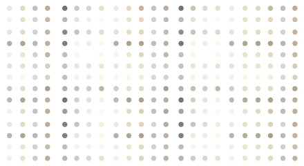 Abstract Minimalist Dot Grid Pattern Background with Neutral Earth Tone Colors and Halftone Texture