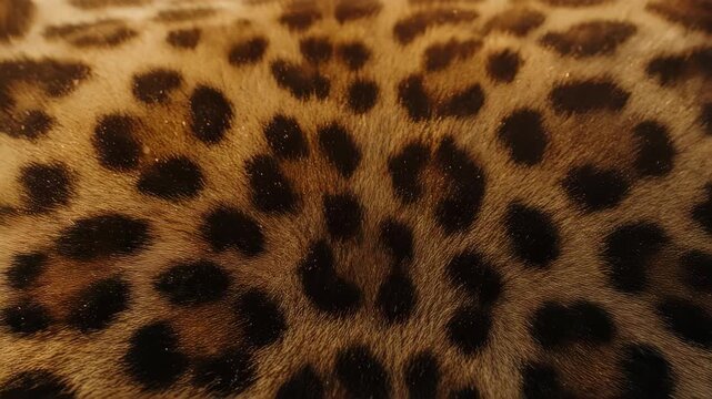 Close-up of fur with a spotted pattern