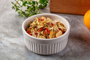 Dry vegetables seasoning for cooking