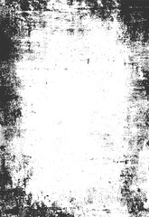 Black and white distressed texture background with grunge effect and speckles vector