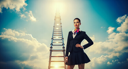 Hand pushing large lever switch button control corporate strategy decision business management power change activation progress concept future technology