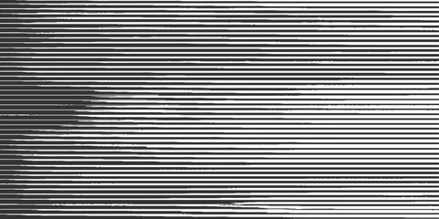 Black and white horizontal striped pattern with gradient effect abstract background