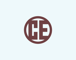 Obraz premium CE Logo design. CE