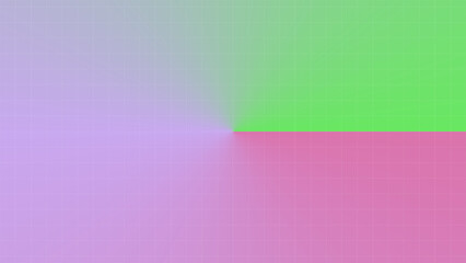 Abstract background with four color gradient meeting at center point