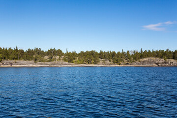 The coast of Lake Ladoga