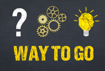 Obraz premium Way to go 