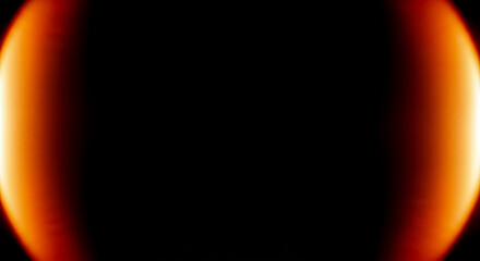 abstract orange glowing ring circle isolated black background lens flare light effect solar eclipse atmosphere sun fire planet texture concept