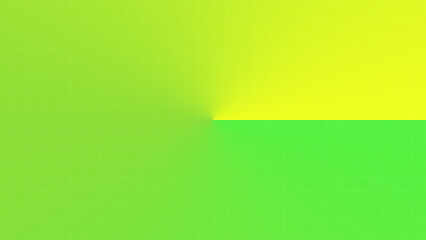 Obraz premium Abstract background with bright lime green and yellow gradient split