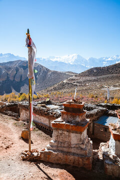 Stupa near Samar, Upper Mustang region, Nepal