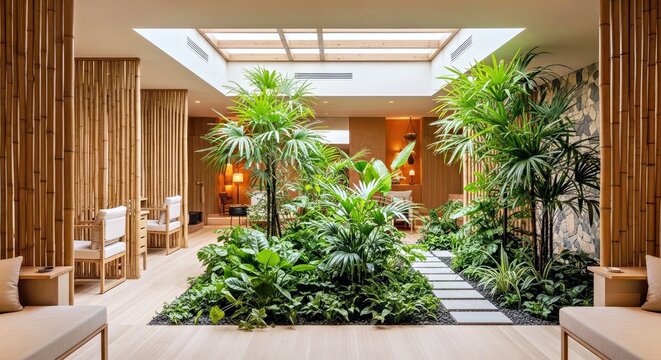 Modern Indoor Farming: LED Lit Herb Garden Shelving System