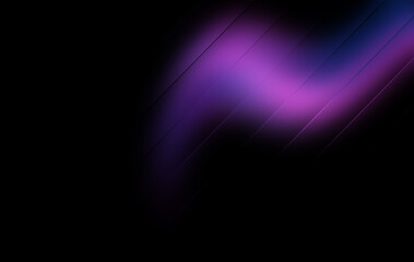 Experience the mesmerizing allure of vibrant purple hues dancing across a sleek, dark surface for a captivating and modern backdrop, perfect for adding a touch of elegance to your creative project