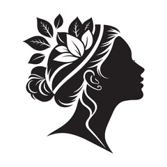 spa treatment vector silhouette clip art logo design illustration. abstract spa icon collection