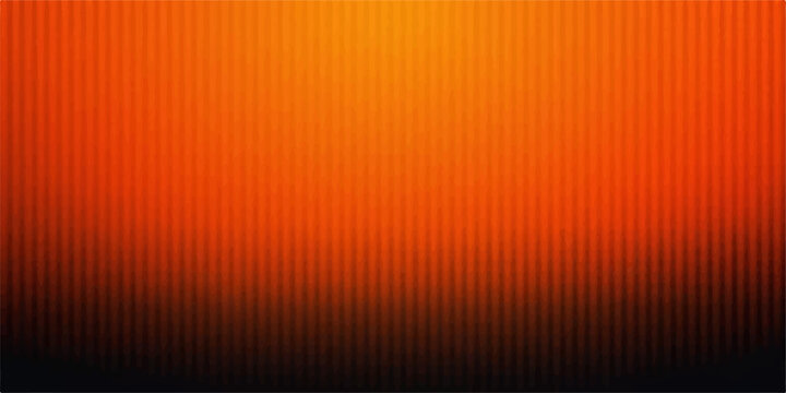 Abstract orange and black pixelated gradient background with vertical lines