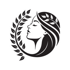 spa treatment vector silhouette clip art logo design illustration. abstract spa icon collection