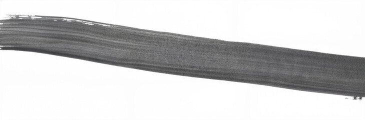 High-resolution ink brush stroke featuring textured edges, organic flow, and a natural handmade look. Ideal for design elements, artistic layouts, overlays, and creative visual accents.