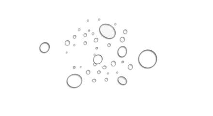 water drops on a glass