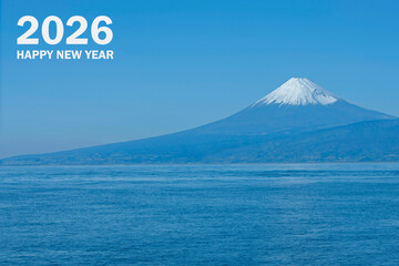年賀状 2026年 富士山