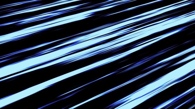 Blue  Anime Style Speed Lines Abstract Background. 4K speed lines animation