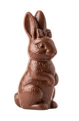 Chocolate Easter bunny isolated cutout PNG