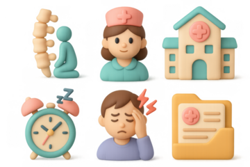 Simple medical icons for healthcare design and communication