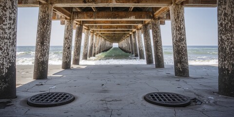 Magnifying glass resting on a map emphasizing search and exploration, used for navigation and planning purposes