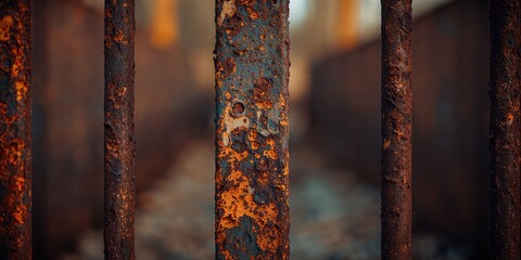 Laboratory retort and flask with blue liquid on glass table, emphasizing safety procedures and chemical handling, World Chemical Safety Day