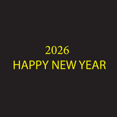 happy new year 2026 design