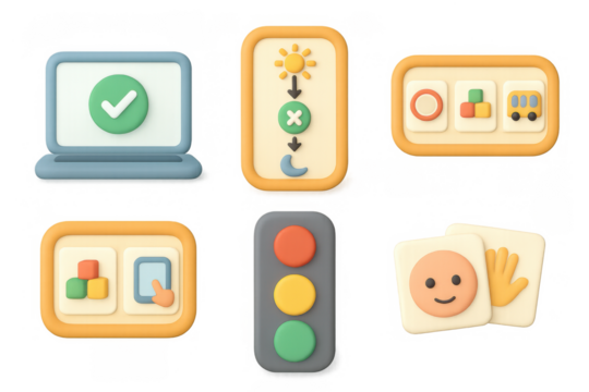 Cartoon communication icons for digital design projects and user interface applications