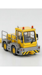 Yellow Airport Tow Tractor A Detailed Model Vehicle.